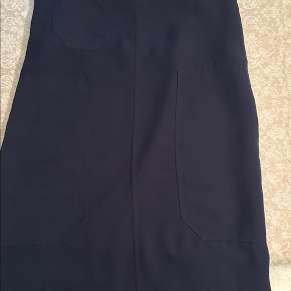 Monki ~ Dark Blue Tank Dress with Pockets - Picture 5 of 13